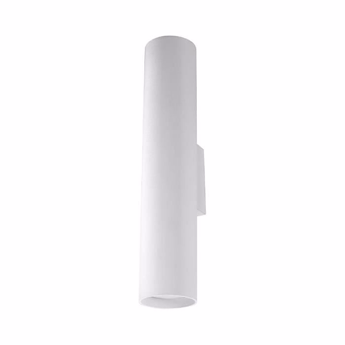Applique Murale Tube Cylindre Blanc pour Ampoule GU10 – SILUMEN