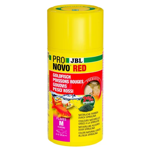 Aliment en flocons pour poisons rouges JBL Pronovo red flakes M – 100 ml