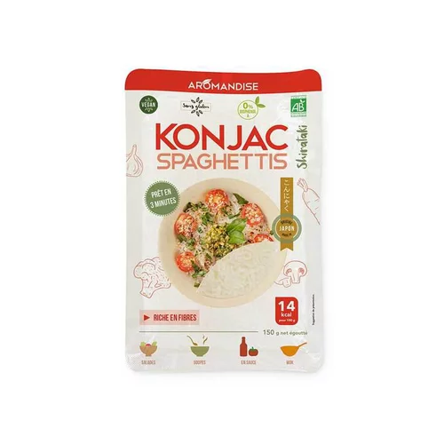 Spaghettis de konjac vegan Aromandise - 150 g