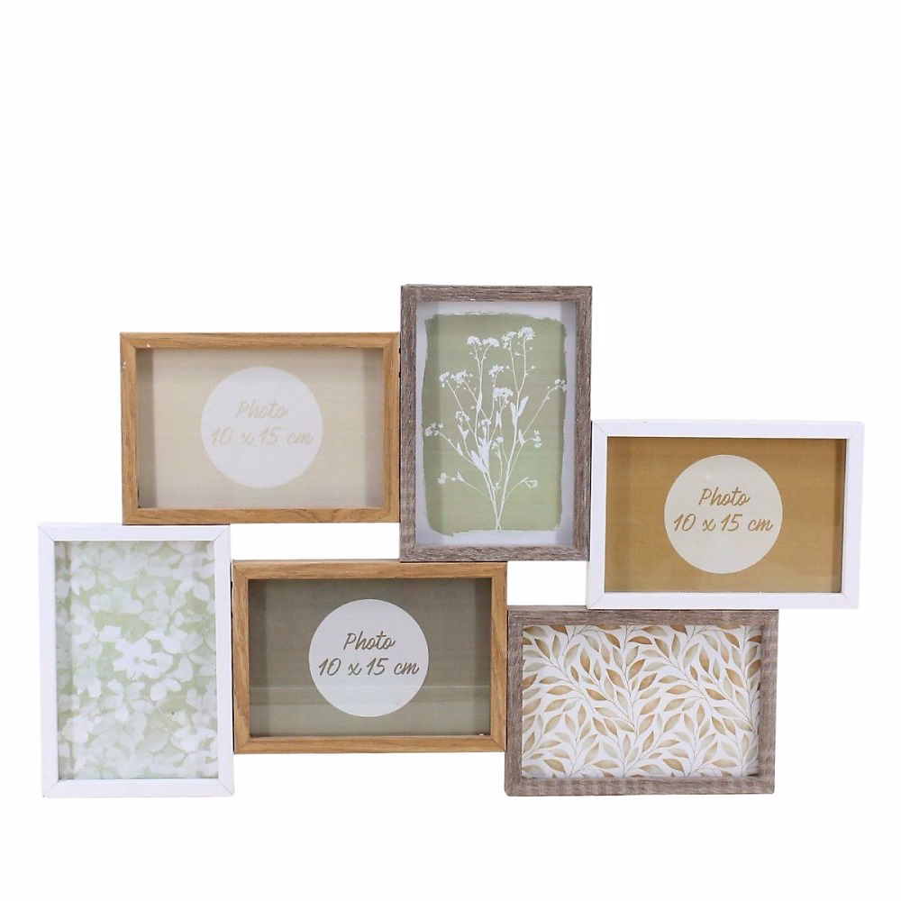 Cadre photo 6 vues 49 × 30cm – Briano