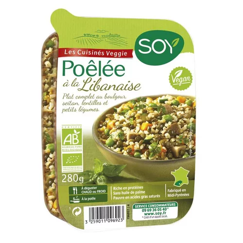 Poêlée de seitan à la libanaise bio 280 g