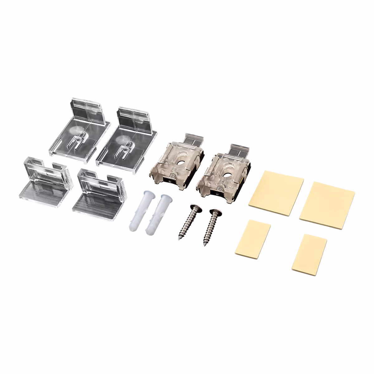 Store et panneau japonais – 2 fixations universelles 3en1 pour store enrouleur Nisis gris GoodHome
