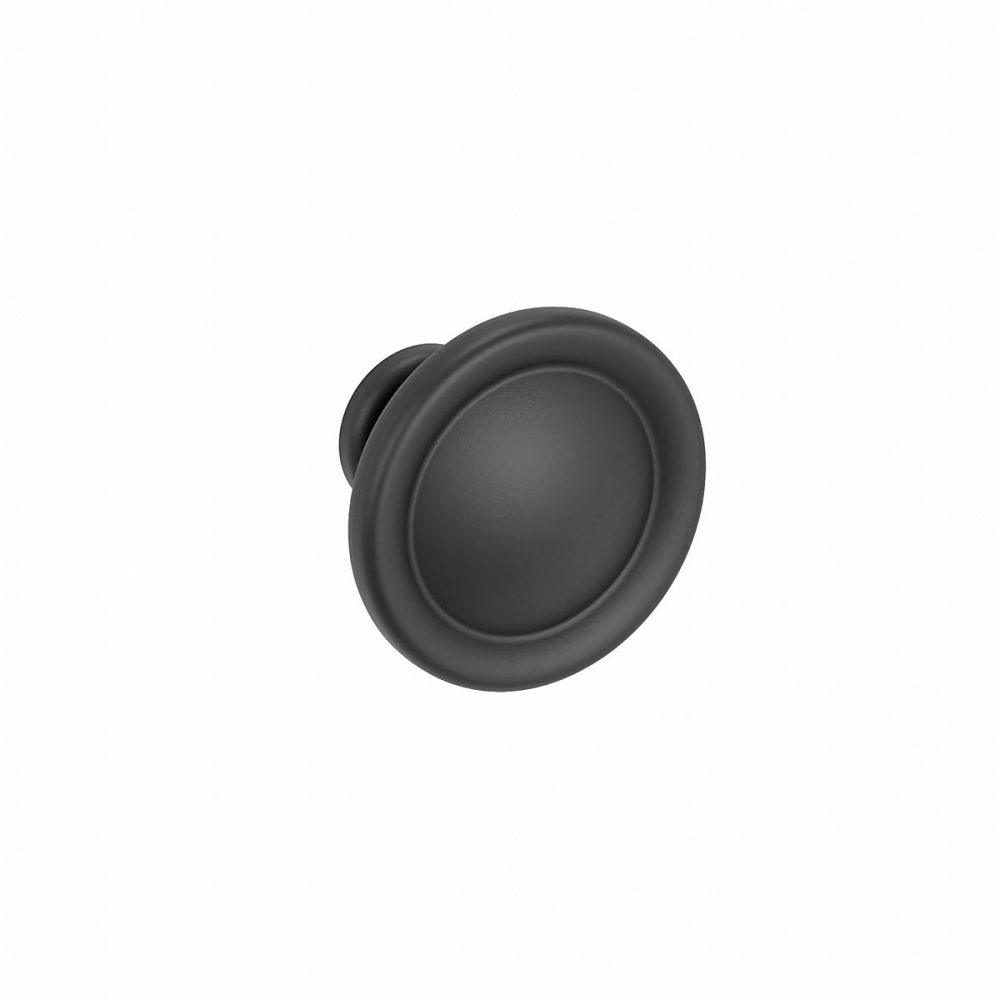 Bouton pour meuble 35 en zamac Varnish black matt – Réf. NAQCKZZCY8237483879