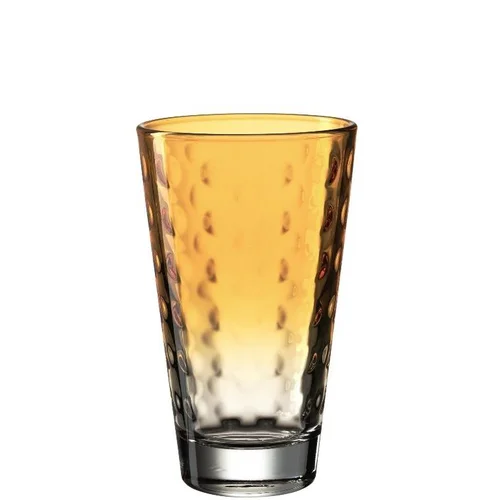 Verre 30 cl LD coloris abricot Optic Pastel - Ø 8 x 13,2 cm