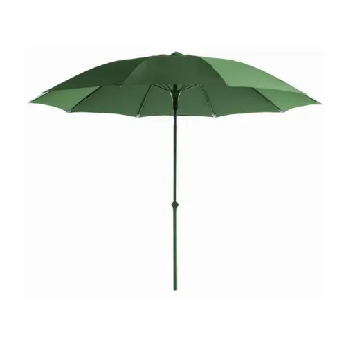 Parasol droit rond en aluminium coloris amande - Ø 270 cm