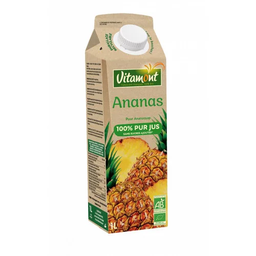 Pur jus d’ananas bio - 1 L