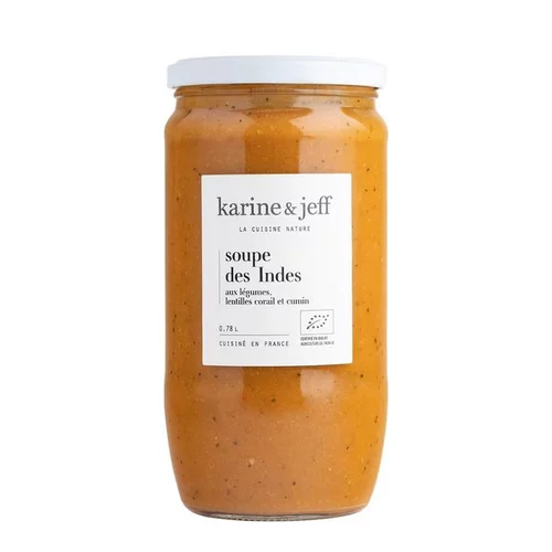 Soupe des Indes bio Karine & Jeff - 780 ml