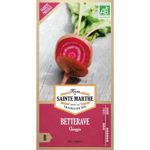 Graines de betterave potagère chioggia bio Ferme de Sainte Marthe - graines à semer