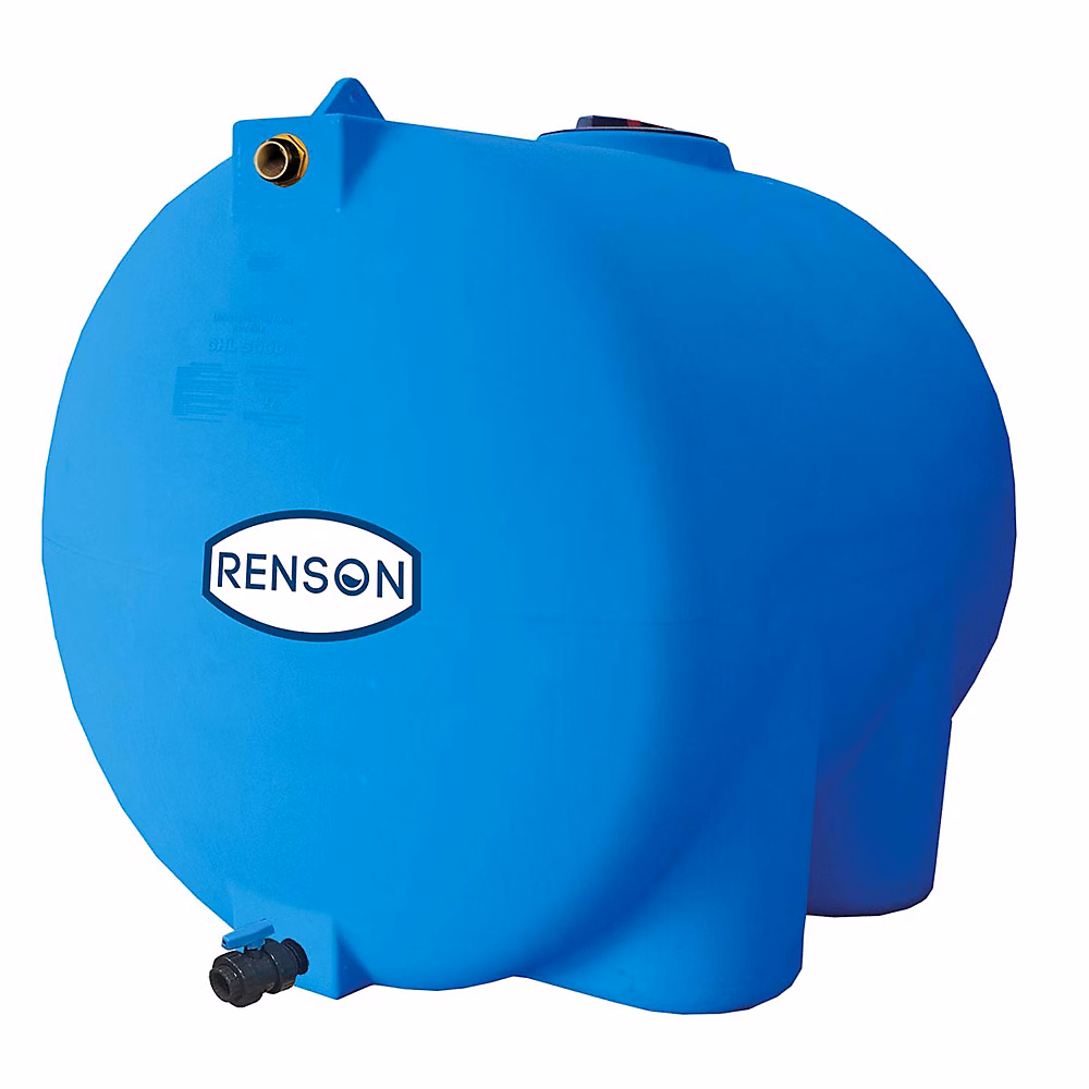 Arrosage, pompe et récupérateur d'eau – Cuve de stockage eau 500l horizontale pré équipée espace réduit