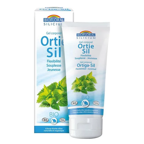 Gel corporel ortie-silice en flacon de 250 ml