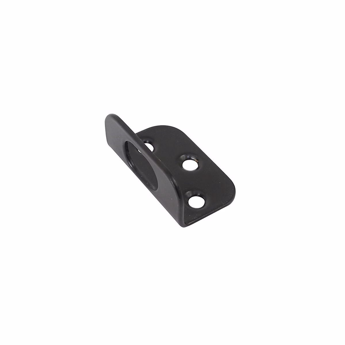 Serrure à encastrer – Gâche en L pour verrou de portail Ø10mm noir Afbat