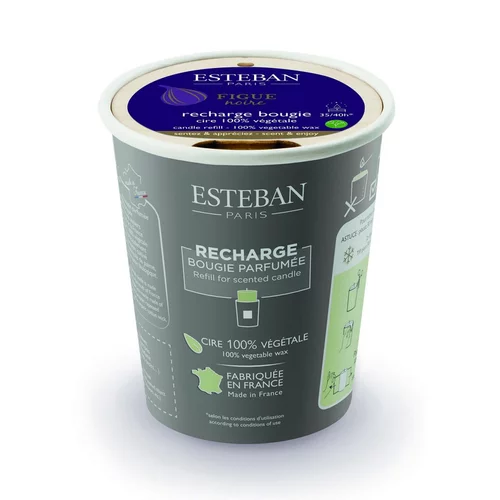 Recharge pour bougies parfumées Figue noire Esteban - 180 g
