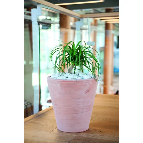 Cuvier contemporain en terre claire H 48 x Ø 47 cm