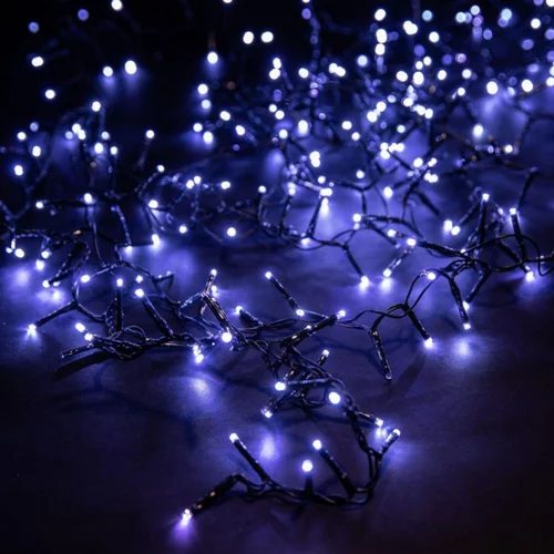 Guirlande lumineuse LED à lumière fixe blanc pur - 9 m