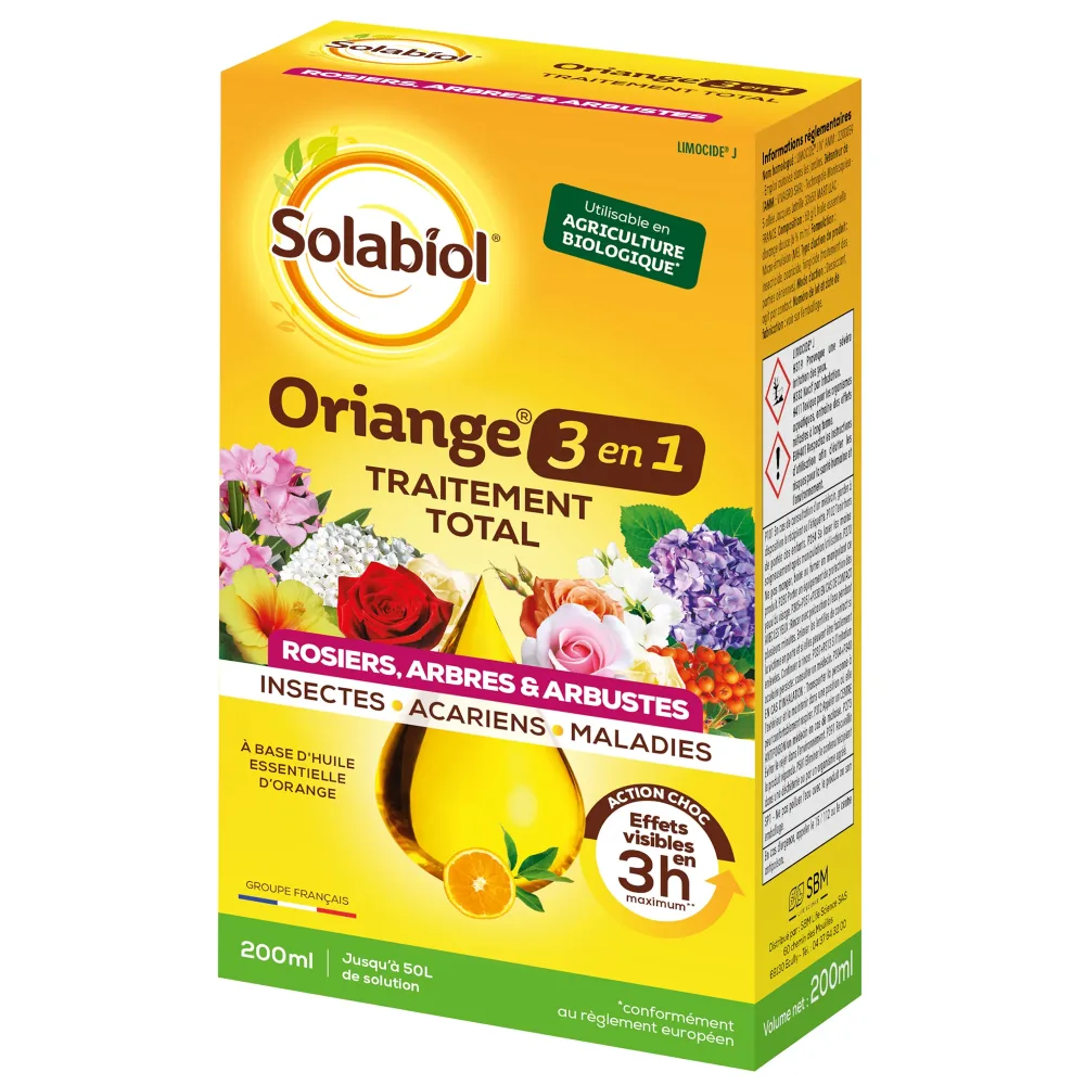 Traitement total Oriange Spécial Ornemental SOLABIOL