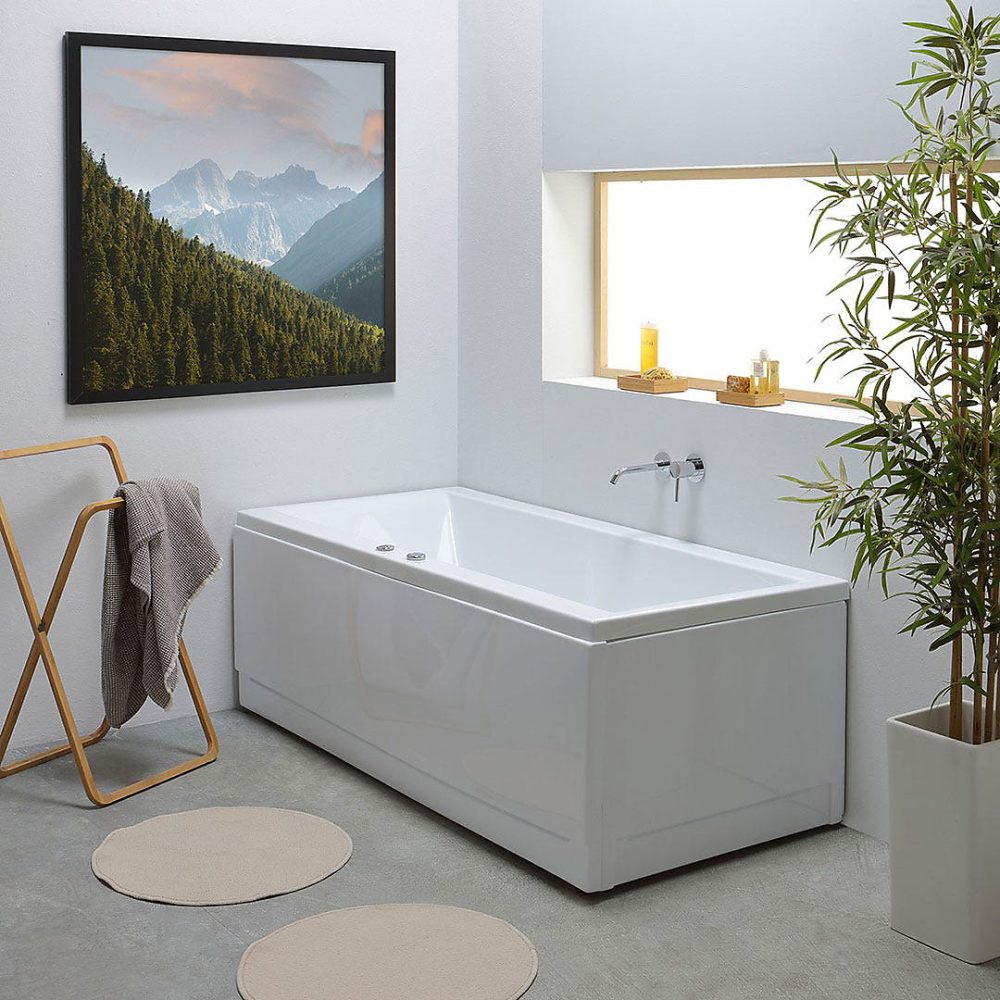 Baignoire Adele Avec Panneau Latéral – Réf. ZRTENVZOO4840552597