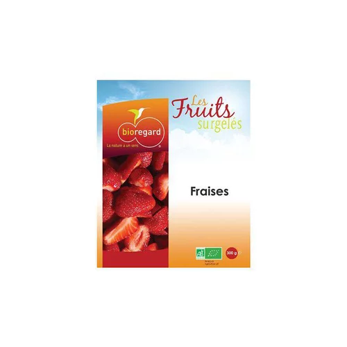 Fraises surgelées biologiques Bioreg en sachet - 300 g