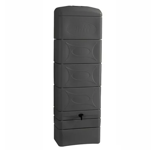 Récupérateur à eau Déco 300 L anthracite 60 x 34 x h 183 cm
