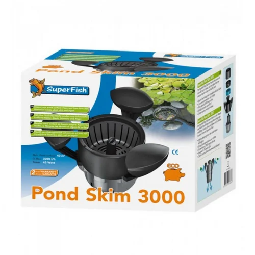 aspirateur de surface spécifique pour bassin - SUPERFISH BASSIN Pond Skim 3000