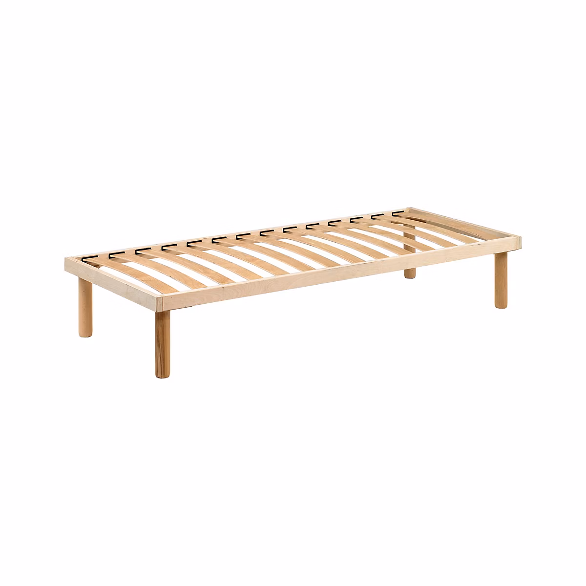 Cadre de Lit Simple Ansa – Simple 80 × 190 cm Marron