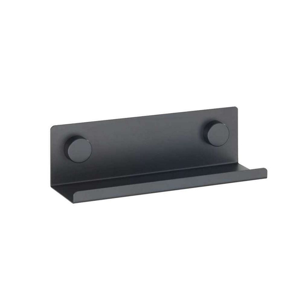 Étagère à épices en métal Noir – L. 25 x l. 7 x H. 7.5 cm