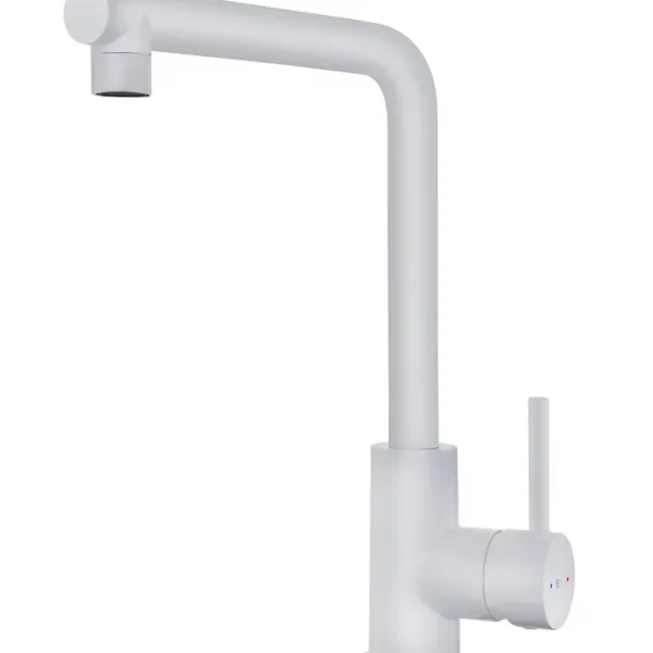 Evier et robinet de cuisine – Mitigeur de cuisine blanc Essebagno Pure II