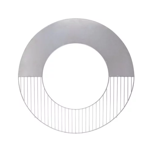 Grille et plaque chauffante pour barbecue Ø 58 cm
