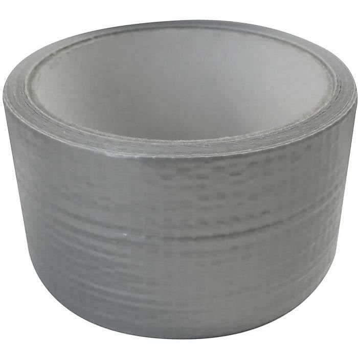 Ruban adhésif – Adhésif toile 50 mm x10 m gris USA