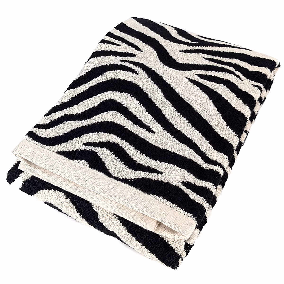 Drap de douche absorbant coton 70 × 140cm ZEBRA beige