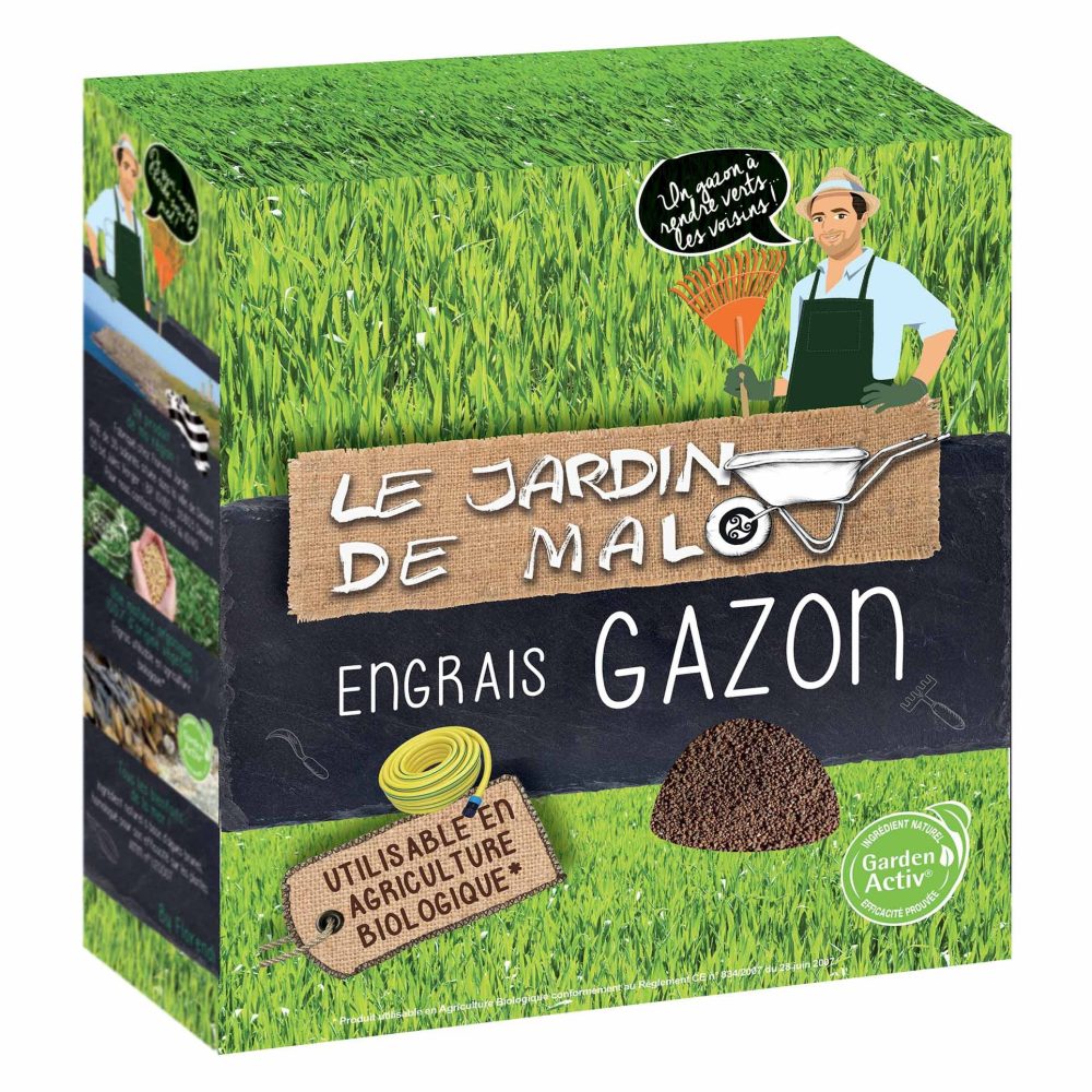 Engrais granulés pour gazon MALO