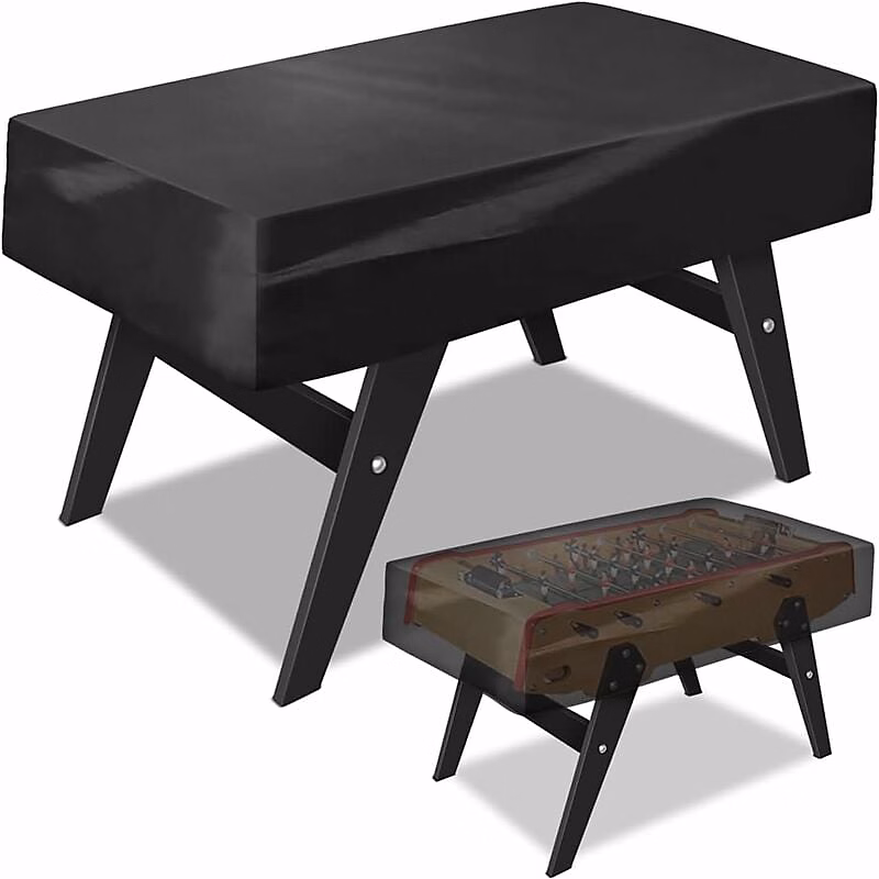 BASHLWUA Housse de Oxford Bâche de Protection pour Table Babyfoot Etanche 160 × 115 × 50CM en Noir Universel Extérieur