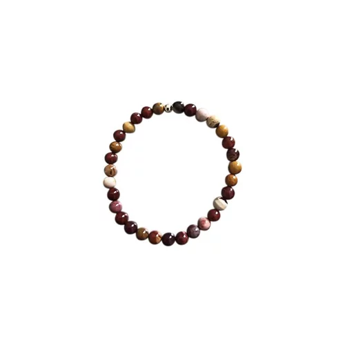 Bracelet jaspe mokaïte 6mm