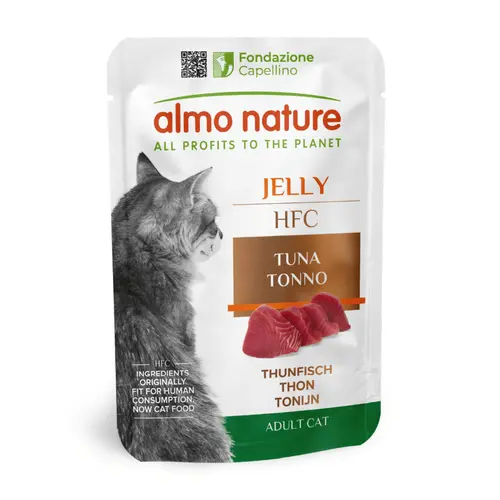 Pâtée pour chat HFC Jelly au thon Almo Nature - 55 g