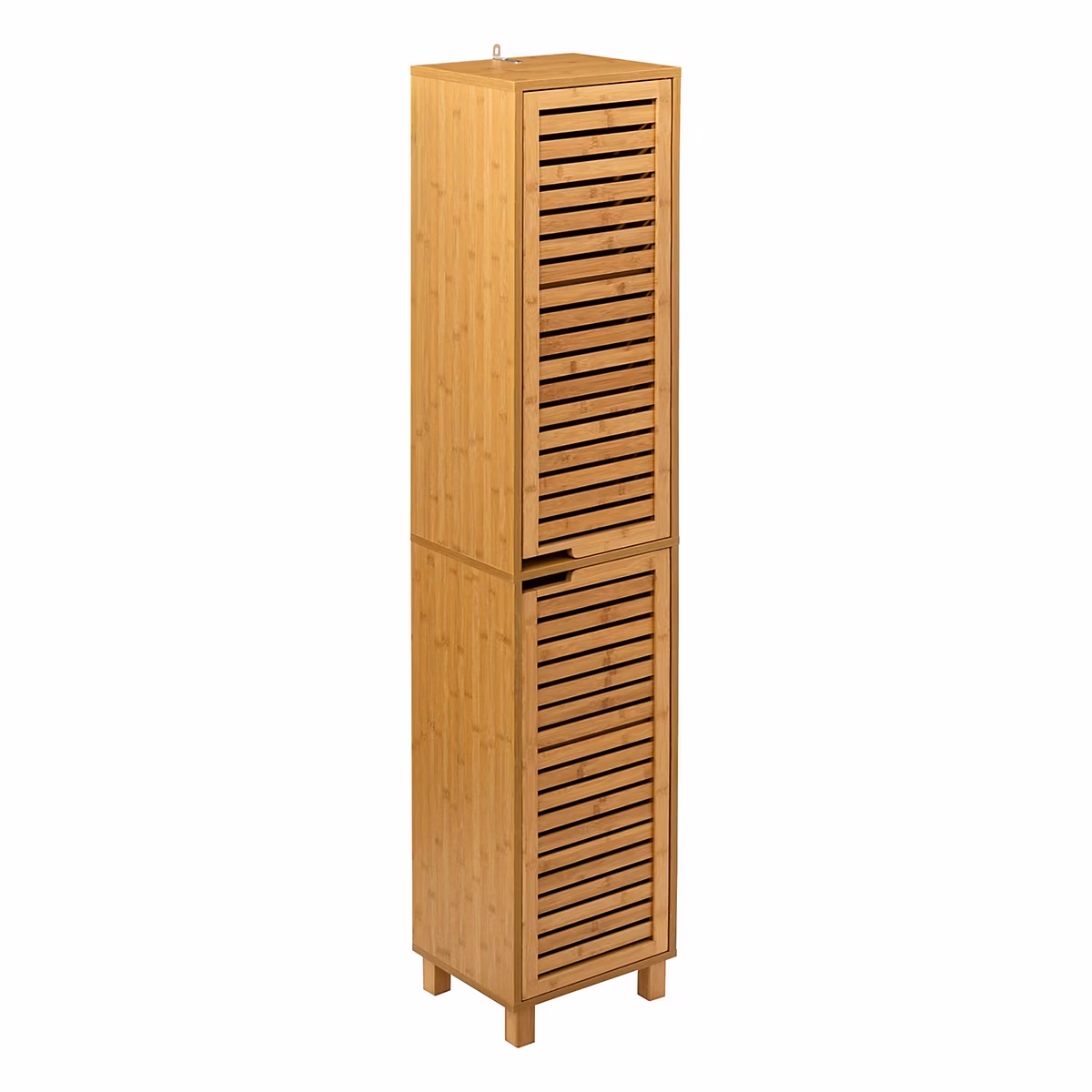 Colonne de salle de bain en bambou Marron – L. 34 x l. 24 x H. 170 cm, SICELA