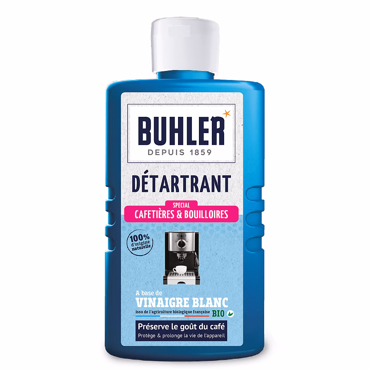 Cuisine – Détartrant spécial cafetières et bouilloires 375ml Buhler