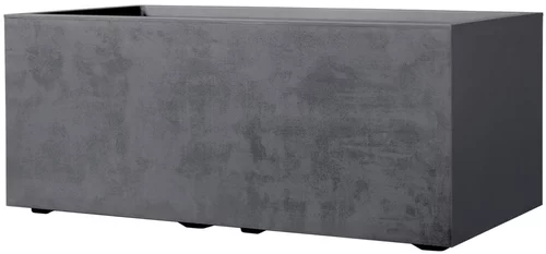 Muret à réserve d'eau en plastique injecté gris à roulettes Millenium Anthracite - 100 x 39 x 39 cm