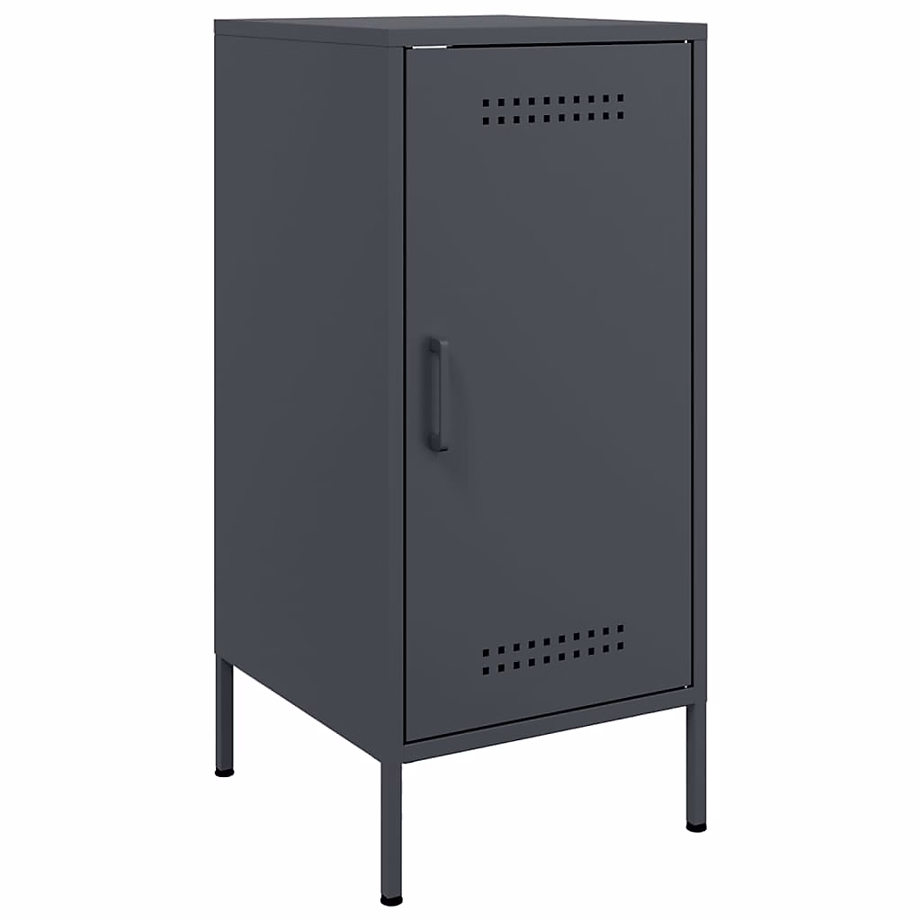 Buffet anthracite 36 × 39 × 79 cm acier vidaXL