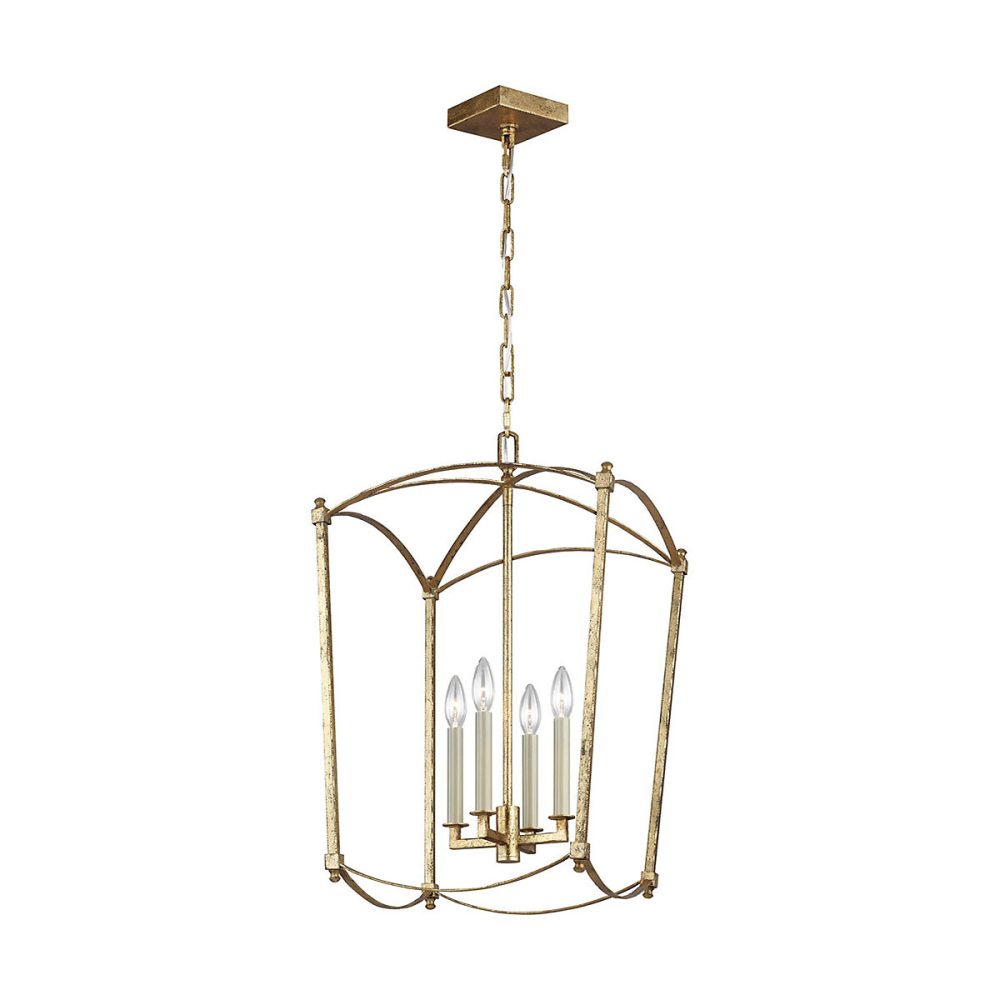 Elstead Feiss Thayer Lanternes Suspension Plafonnier Or Antique – Réf. KASBKHOAV8701850206