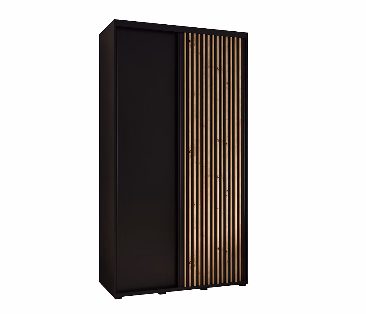 Armoire Lanko 1 a portes coulissantes H. 235 – 2 x L. 130 x P. 60 2 portes