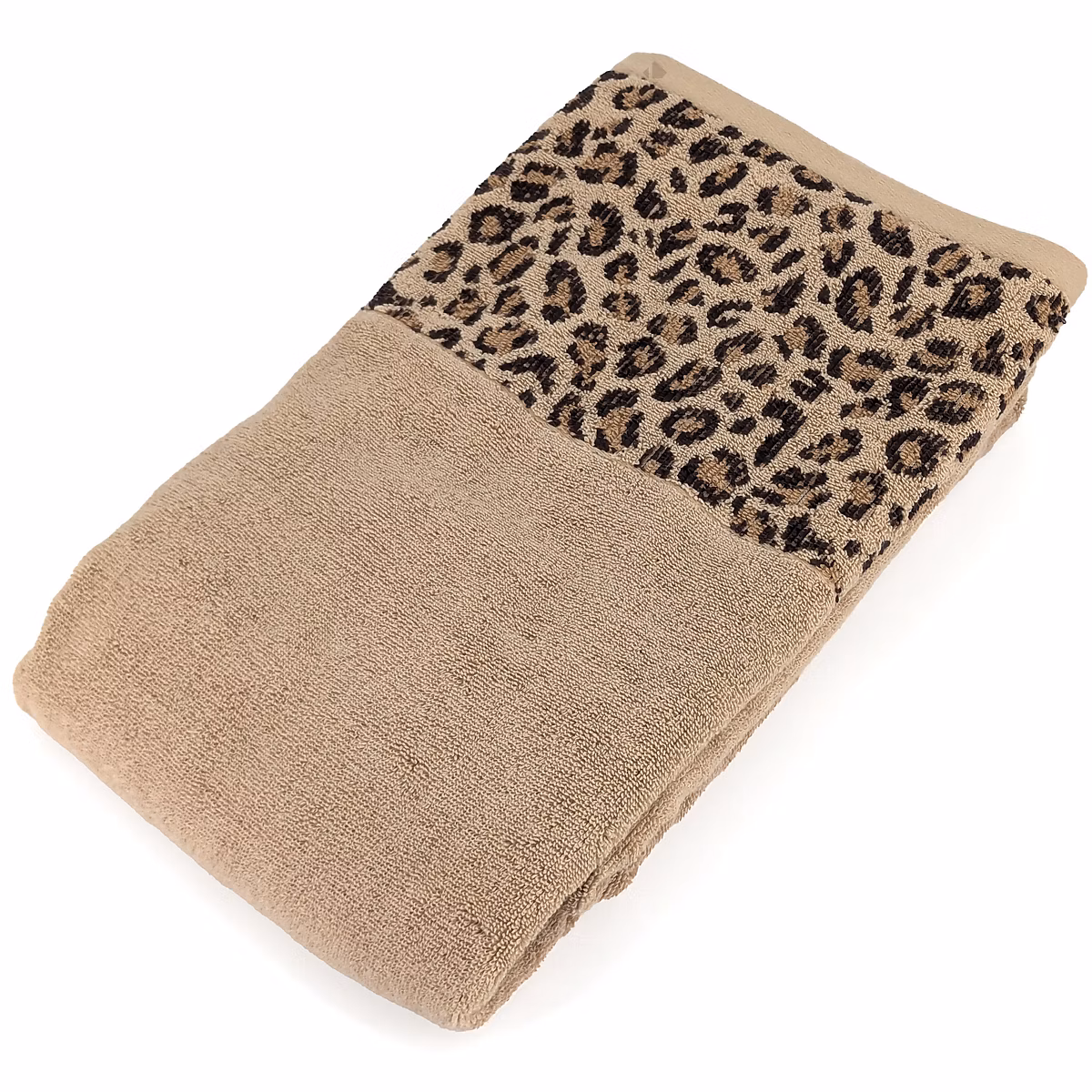 Drap de douche en pur coton 70 × 140 cm collection WILD II jaune