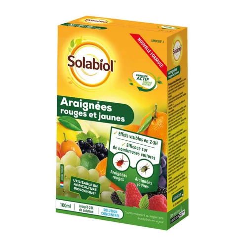 Insecticide naturel pour araignées rouges Solabiol - 100 ml