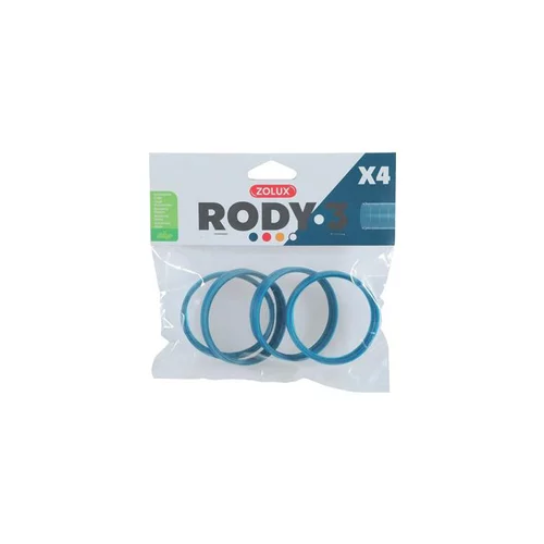 Anneau de connexion x 4 Rody 3 bleu Ø 6 cm