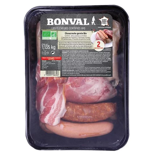 Choucroute garnie bio 1,135 kg