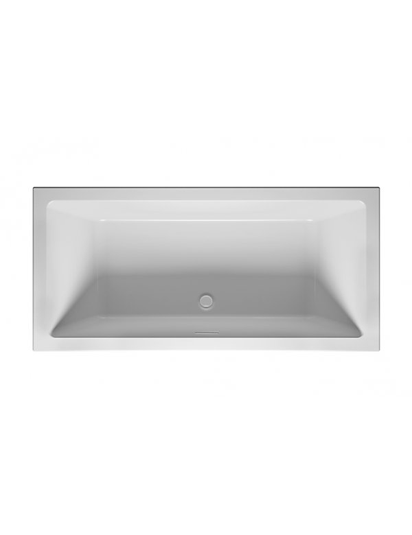 Baignoire RIHO RETHINK CUBIC Plug&Play 190 × 90 cm-Blanc-Gauche-Blanc-90 --190 --90