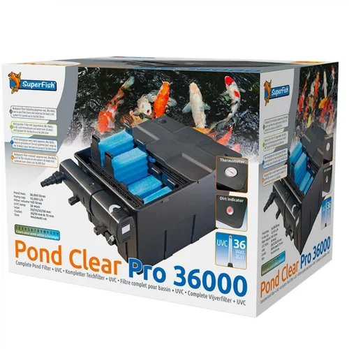 Filtre pour bassin spécifique Pond Clear Pro 36 000 - SUPERFISH BASSIN