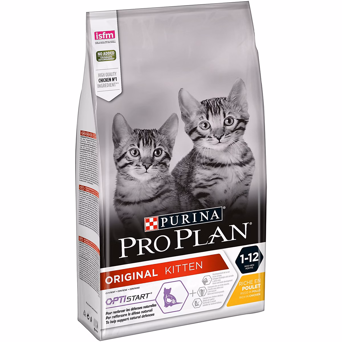 Croquettes pour chat Pro Plan Original Kittten Optistart riche en poulet 1 – 5kg
