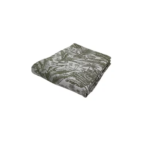 Nappe coloris vert en coton polyester Angkor - 150 x 250 cm