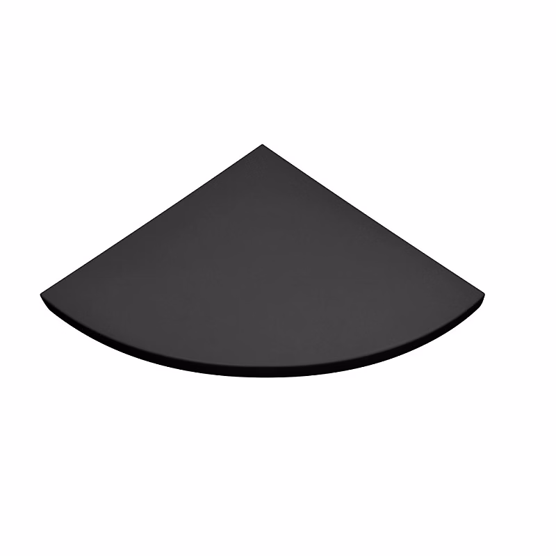 Étagère murale d'angle | noire – 35x35x1 – 8 cm