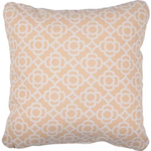 Coussin en acrylique rose blush Lorette - 44 x 44 cm