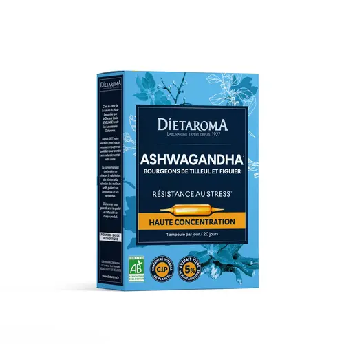 Ashwagandha et bourgeons DIETAROMA - 20 ampoules